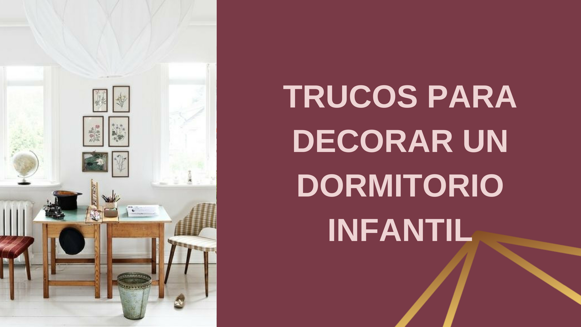 Lee más sobre el artículo Trucos para decorar un dormitorio infantil