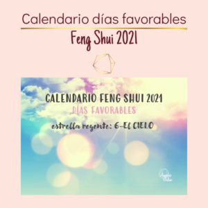 Calendario Feng Shui 2021